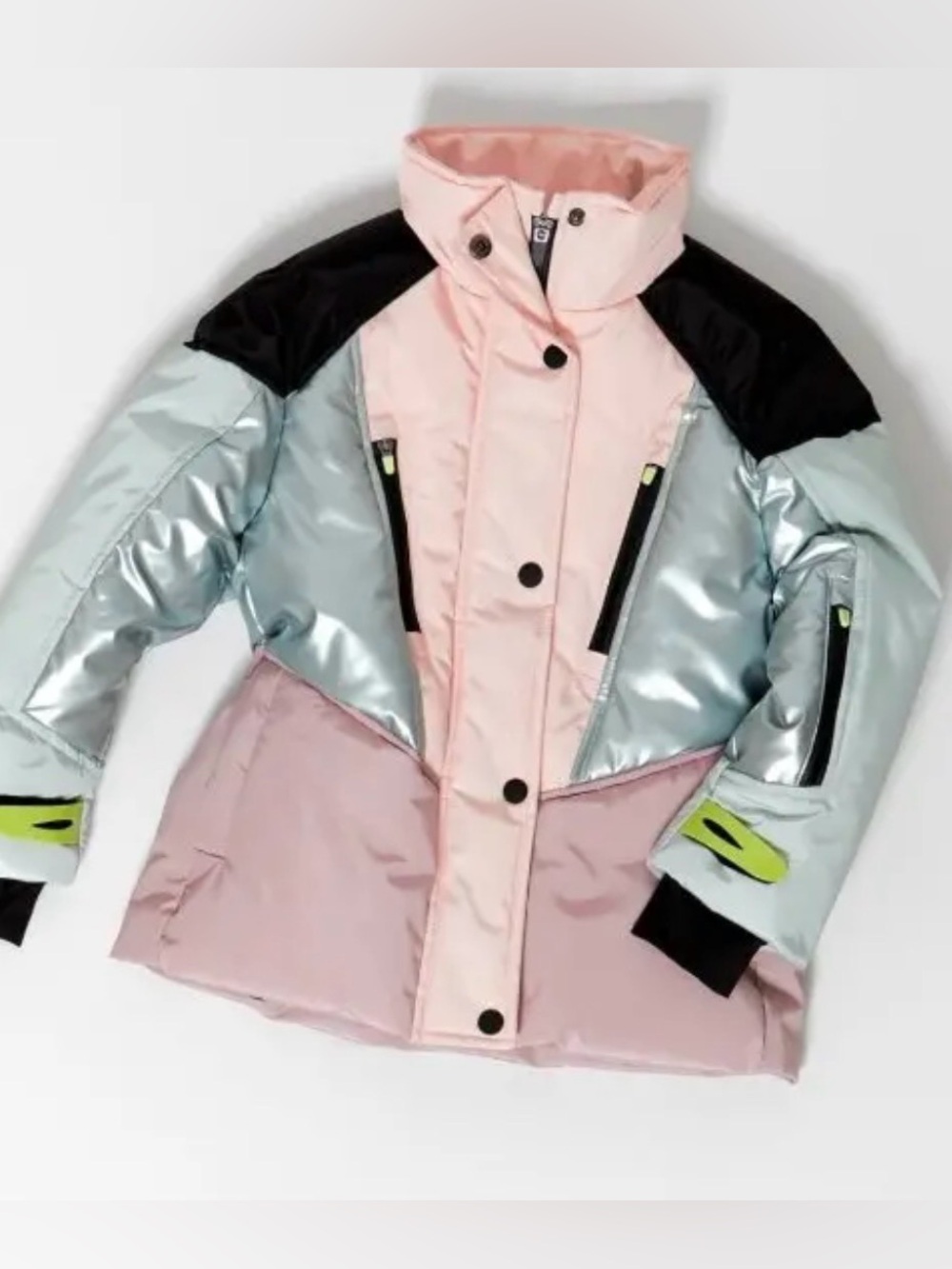 Zara Kid Metallic Ski Collection Jacket
